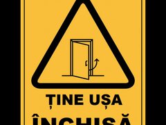 Placuta pentru  usa inchisa